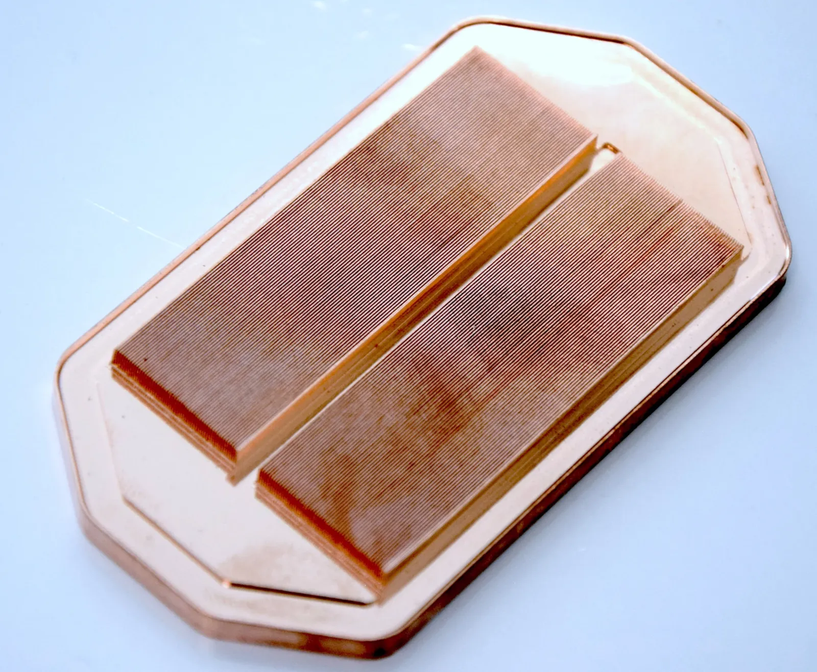 Custom Copper CPU Skived Fin water block